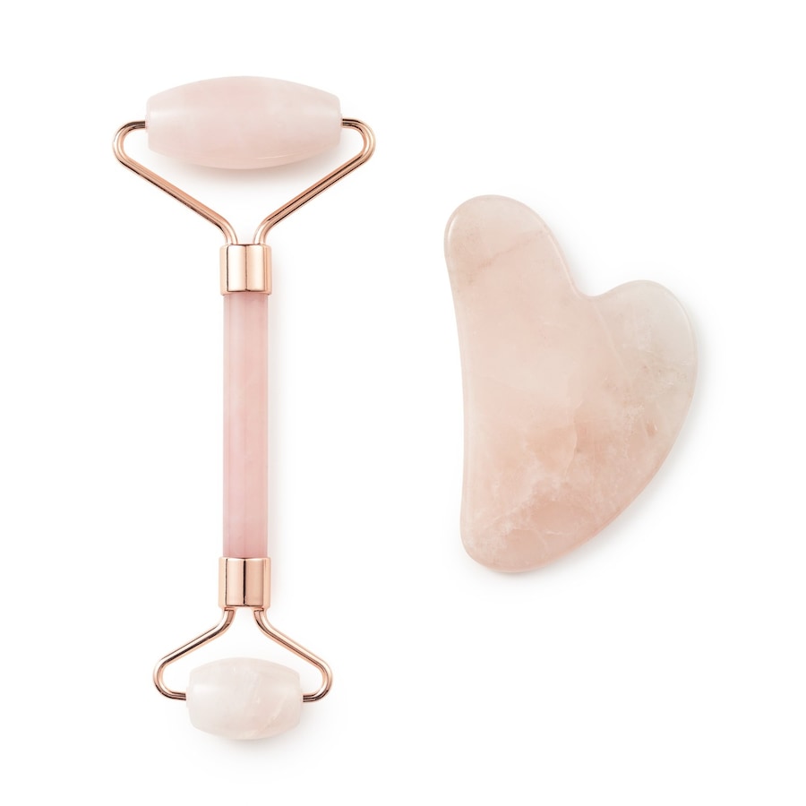 Zoe Ayla Gua Sha Set + Roze Kwarts Gezichtsroller