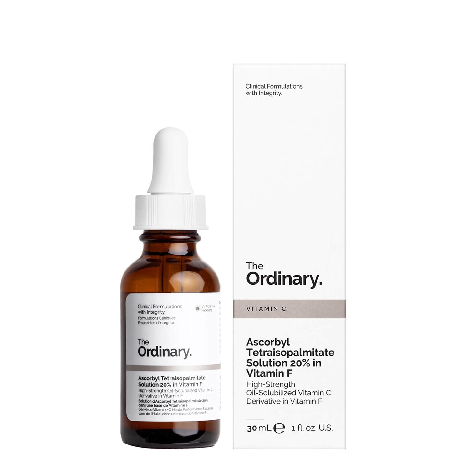 The Ordinary Vitamine C Ascorbyl Tetraisopalmitate Solution 20% in Vitamin F