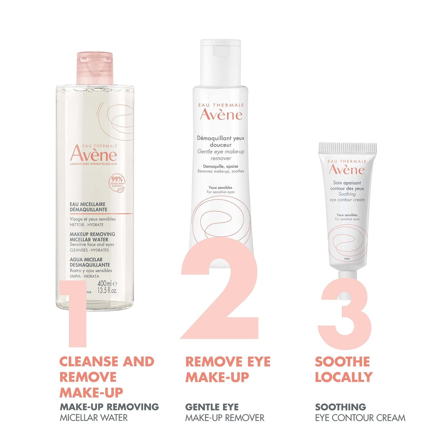 Avène Gentle Eye Make-Up Remover for Sensitive Skin 125ml