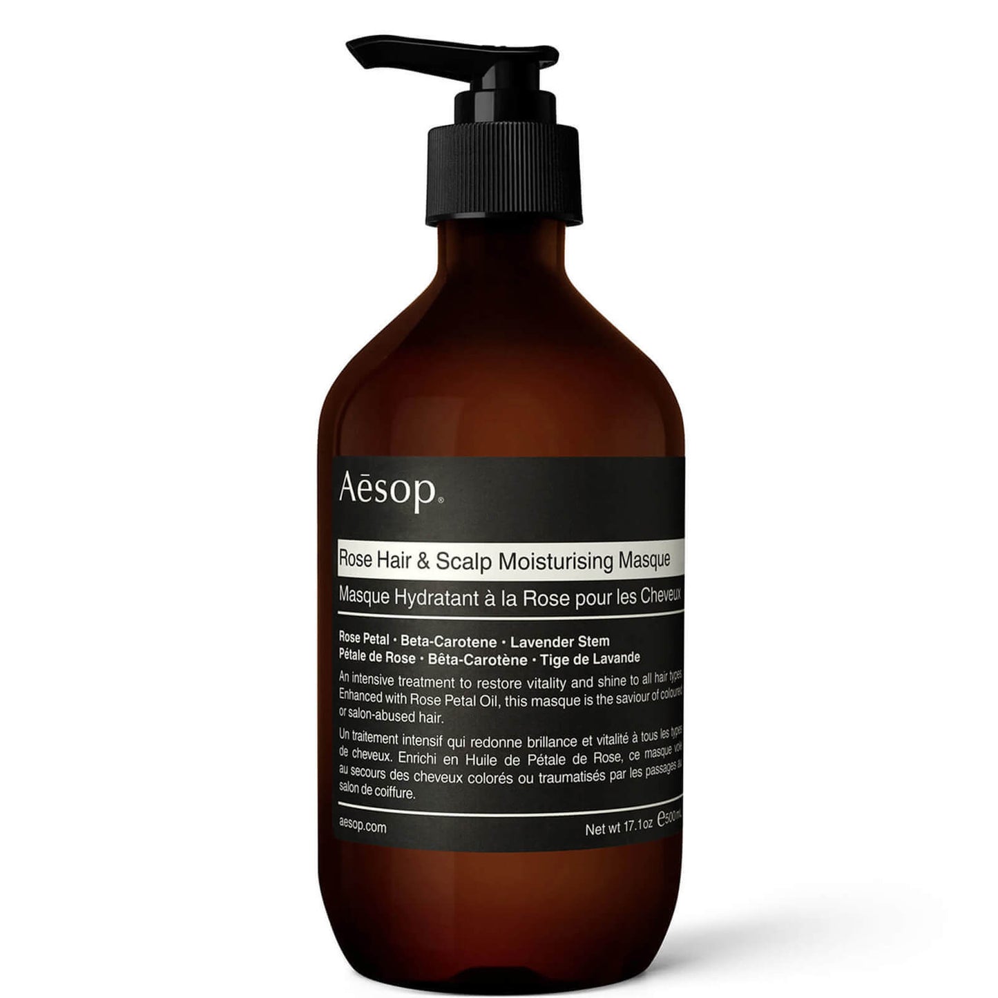 Aesop Rozen Hydraterend Masker voor Haar en Hoofdhuid 500 ml