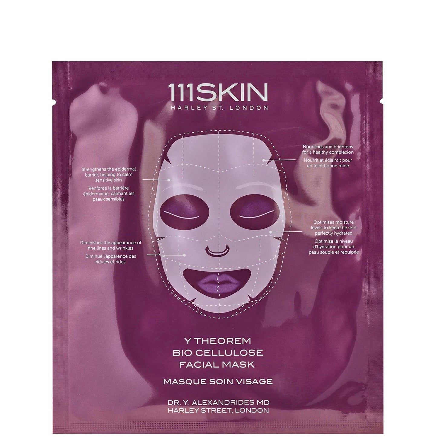 111Skin Y Theorem Biocellulose Mask Box