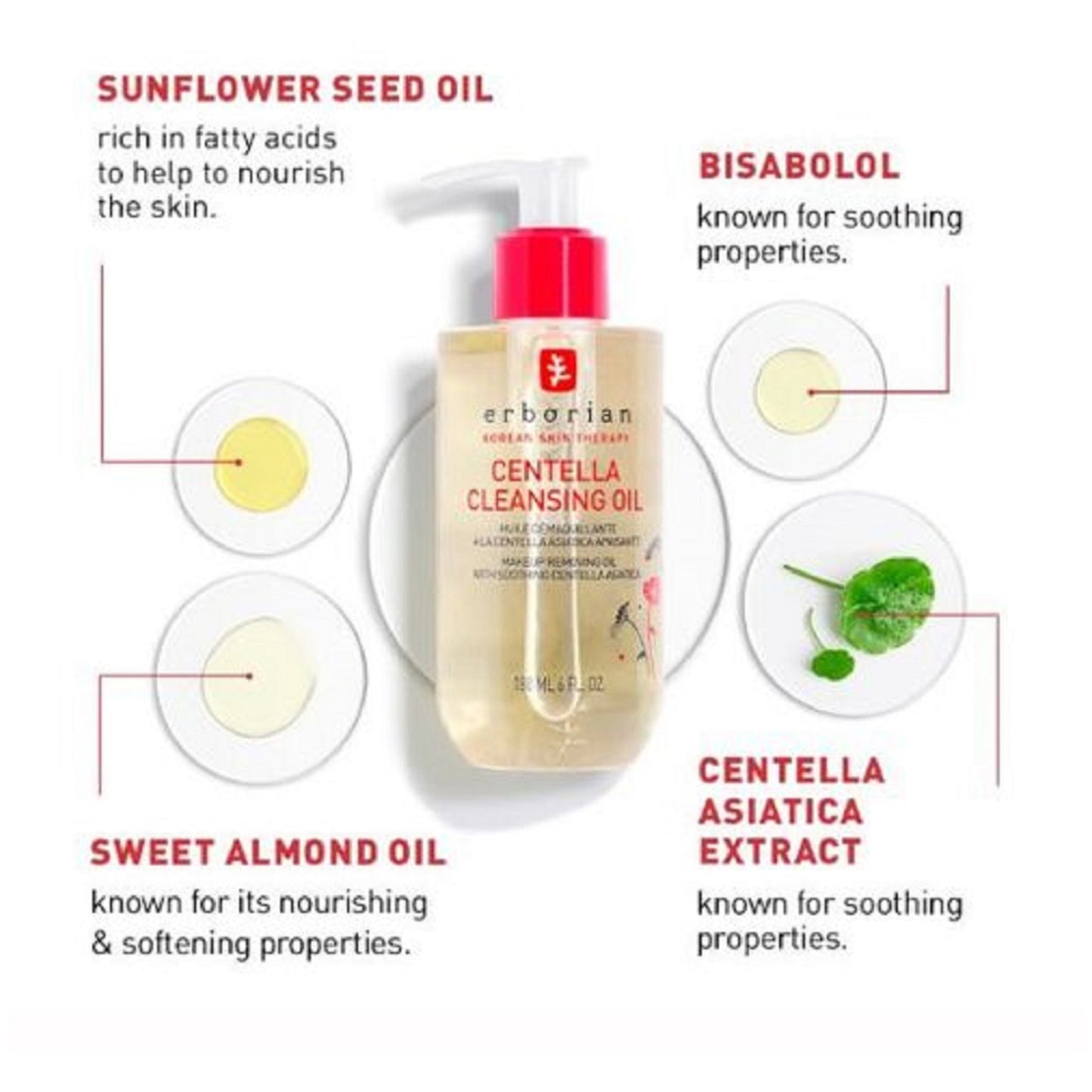 Erborian Centella Cleansing Oil - 180ml