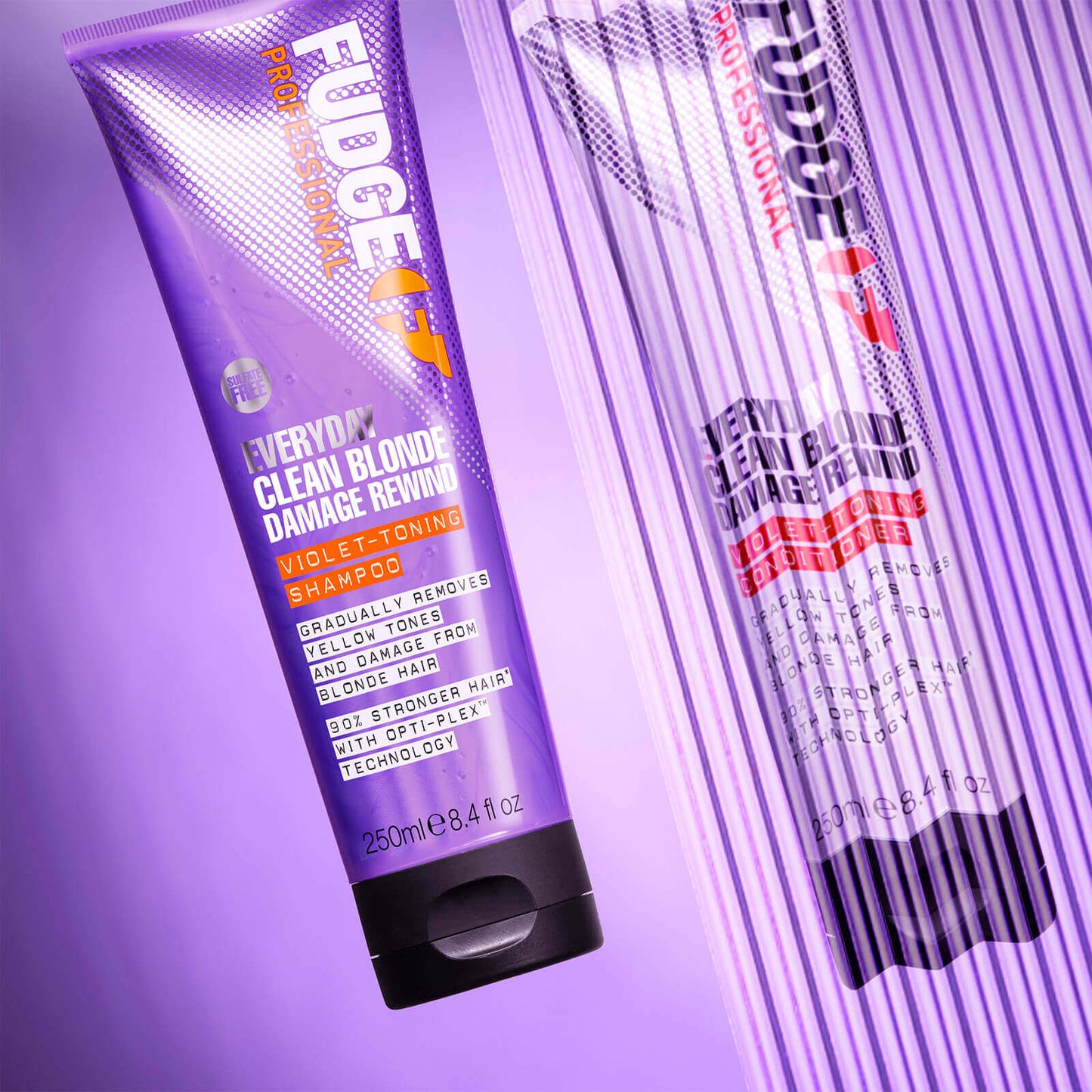 Fudge Everyday Clean Blonde Everyday Clean Blonde Damage Rewind Violet-Toning Shampoo