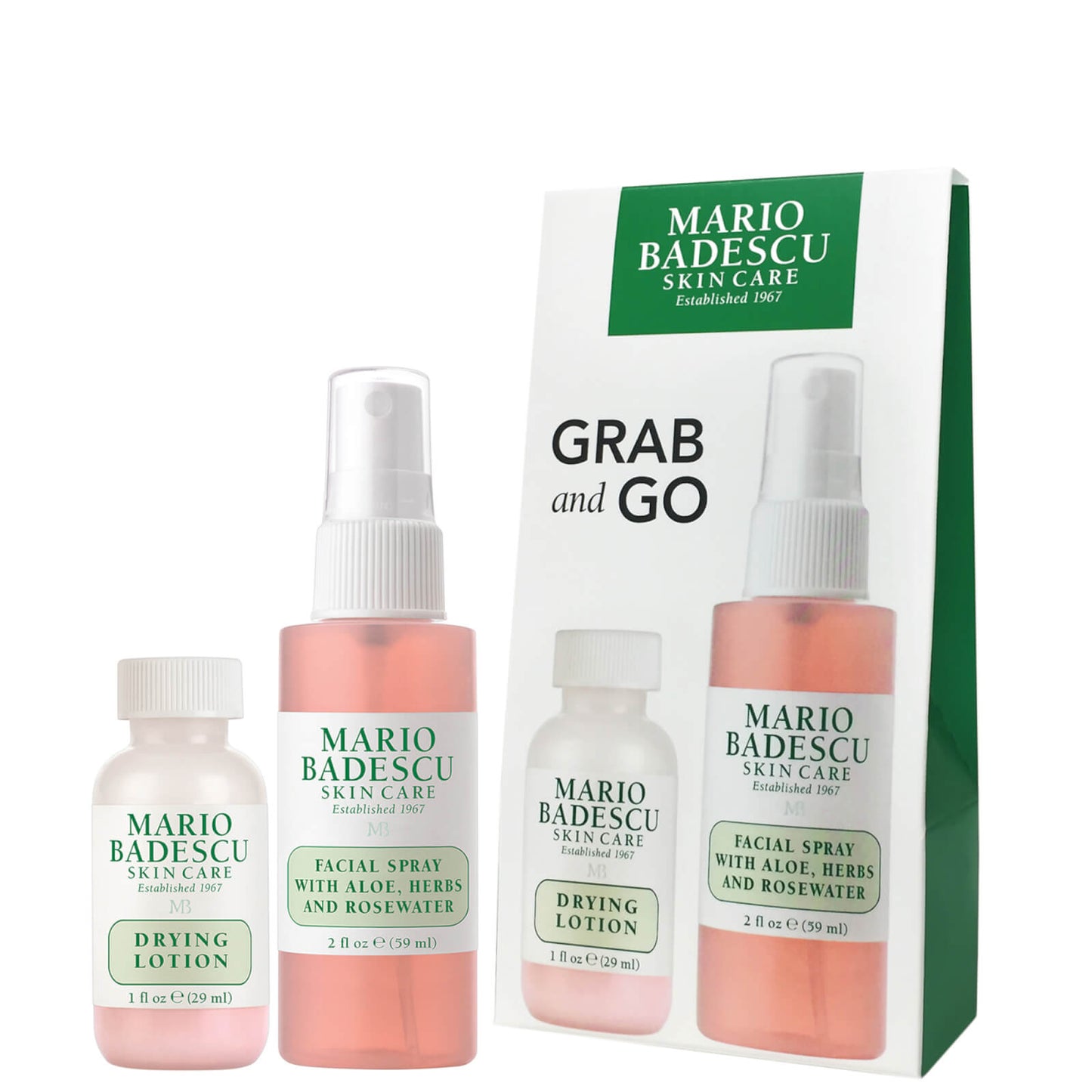 Mario Badescu Grab and Go Set (Worth £22.00)