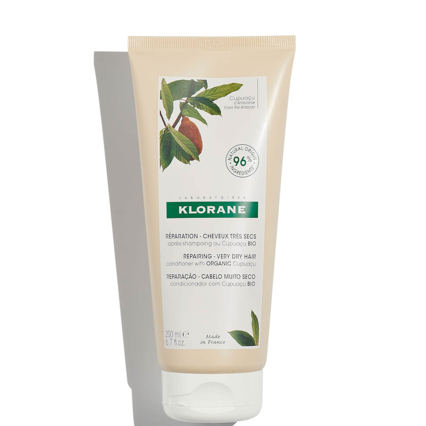 KLORANE Nourishing and Repairing Conditioner with Organic Cupuacu for Very Dry, Damaged Hair 200ml