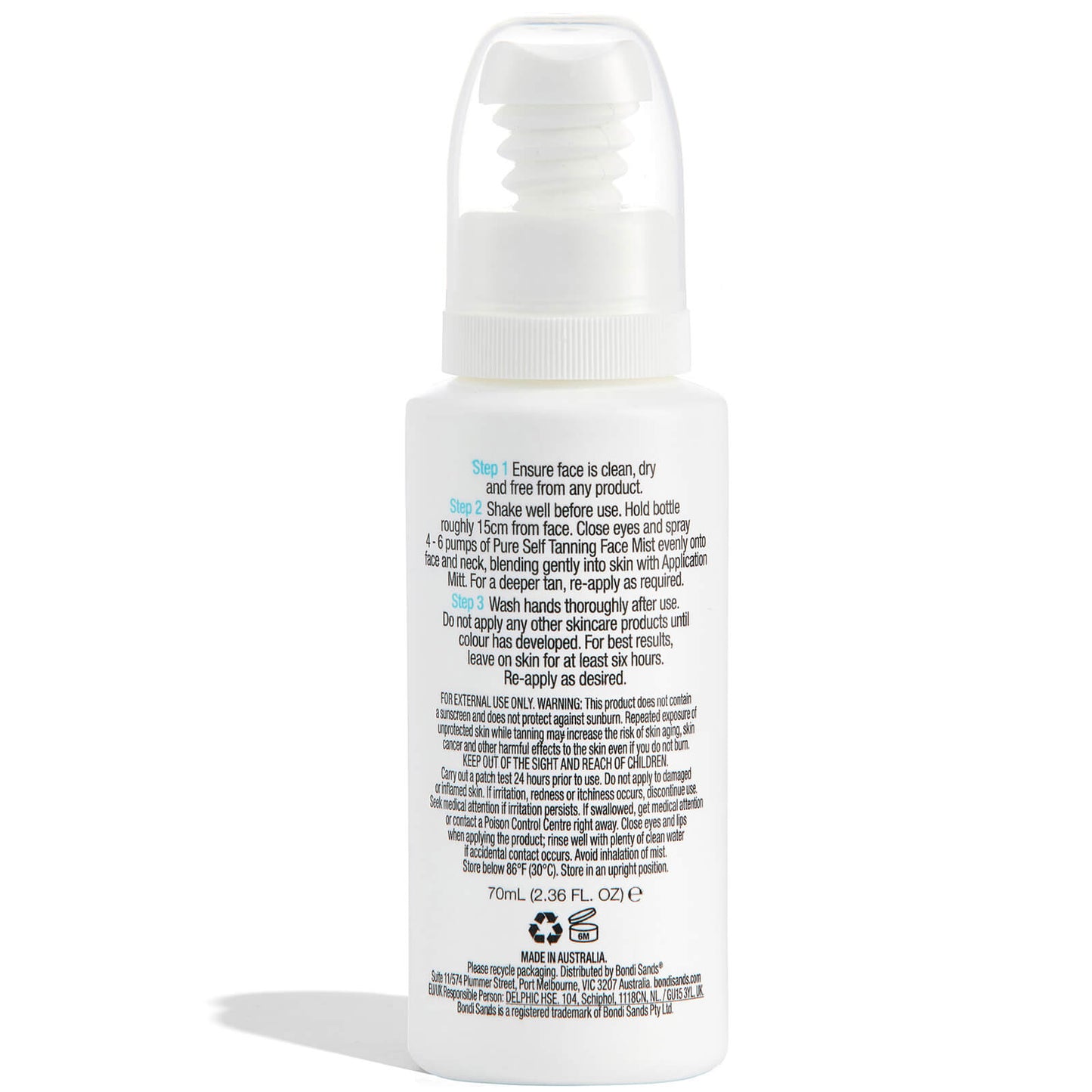 Bondi Sands Pure Bondi Sands Pure Self Tanning Face Mist Repair