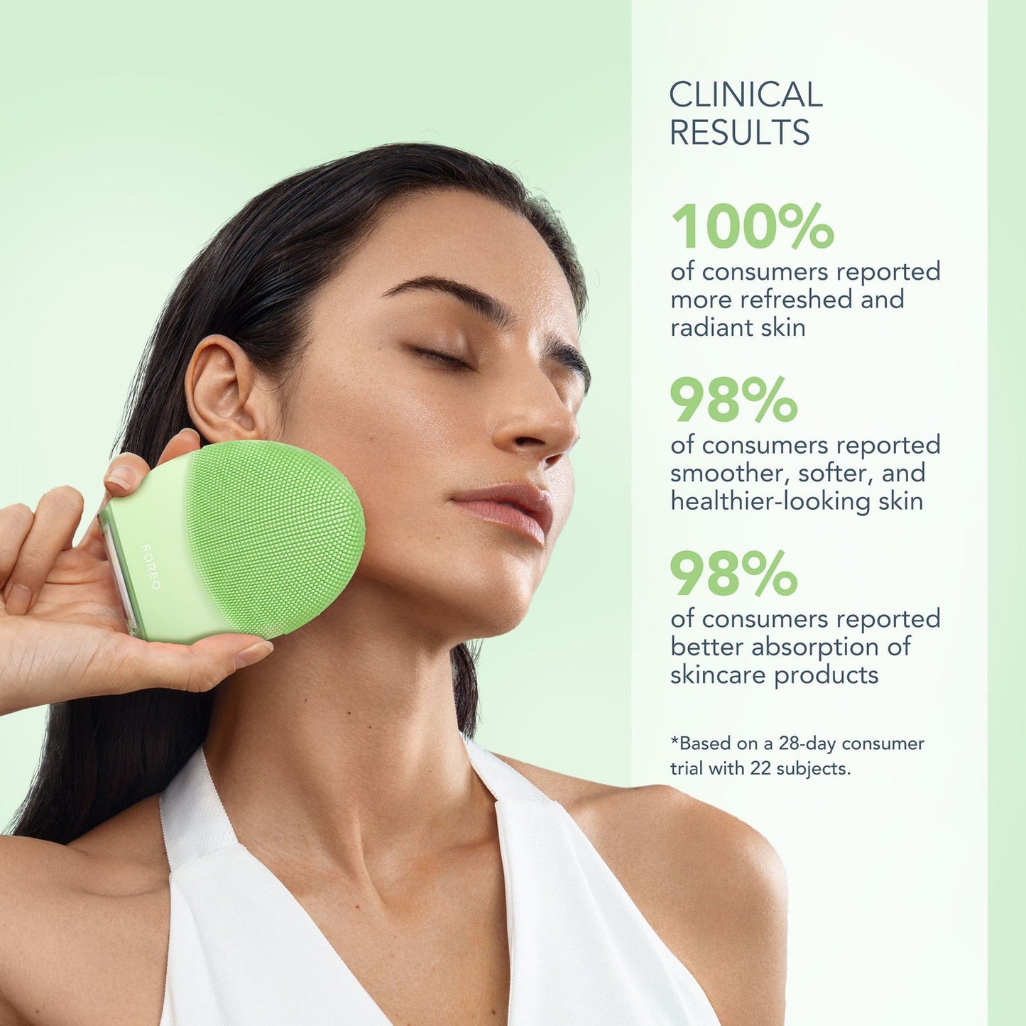 FOREO LUNA™ 4 Gezichtsreiniger en massager voor gecombineerde huid