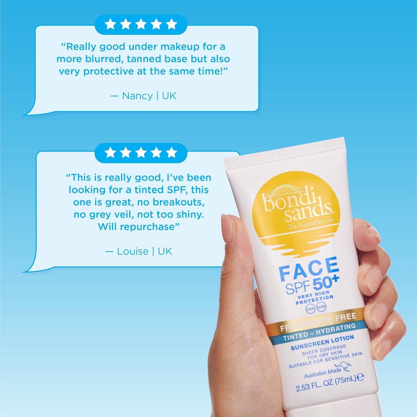 Bondi Sands HYDRATEREND GEZICHT SPF 50+