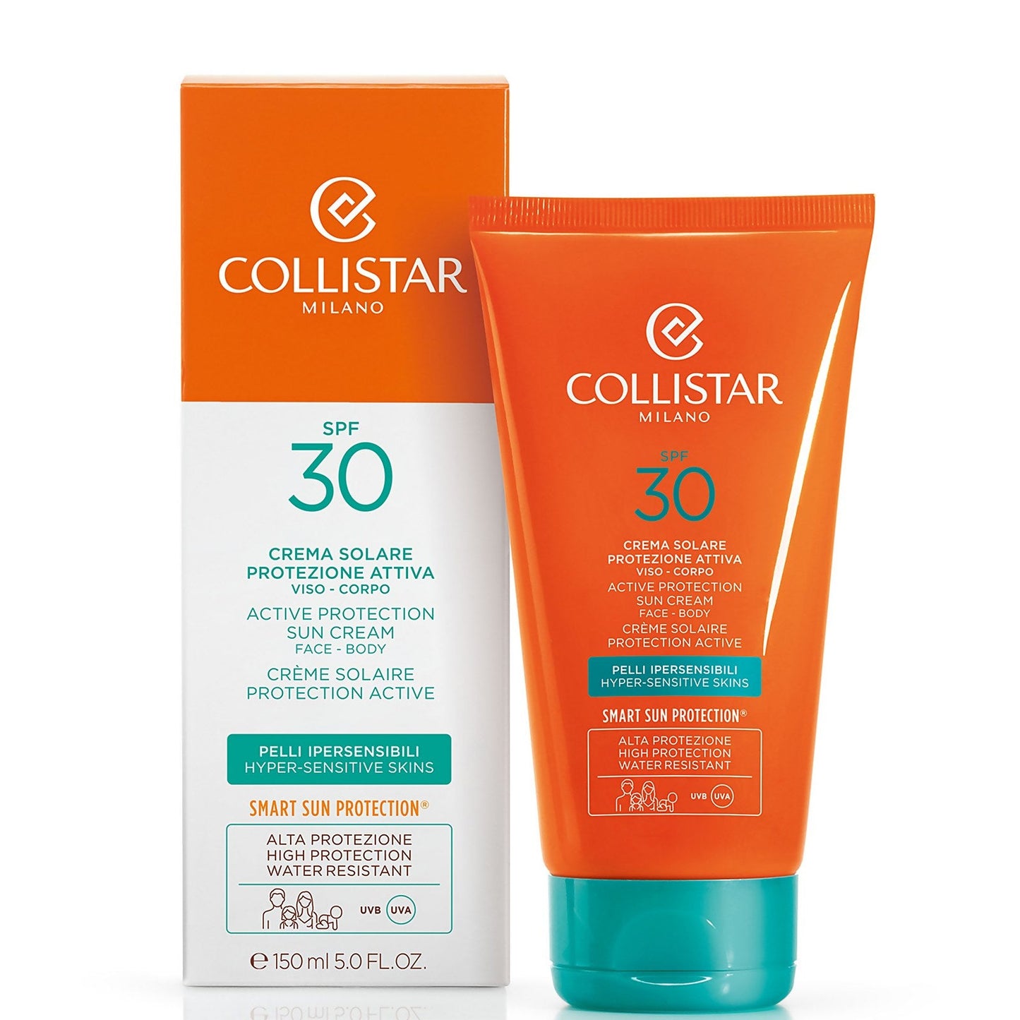 Collistar Sun Care Active Protection Sun Cream Face-Body SPF 30