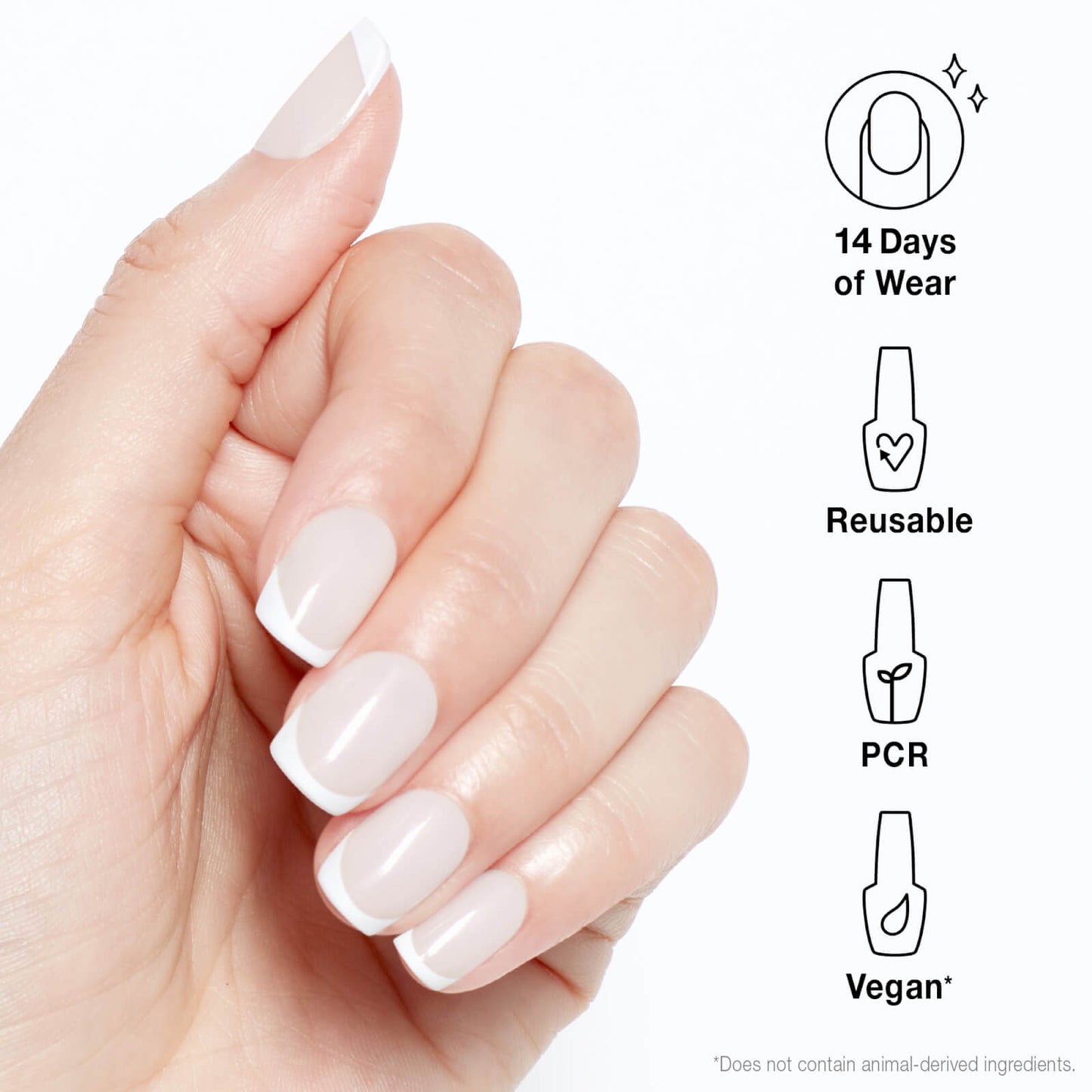 OPI xPRESS/ON Nude Press On Nails Gel-Like Salon Manicure - French Press