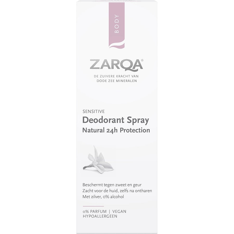 ZARQA Sensitive Deodorant Spray Natural 24H Protection