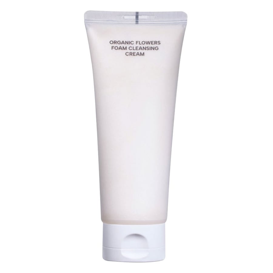 WHAMISA Reinigingscrème met natuurlijk organisch bloemenschuim