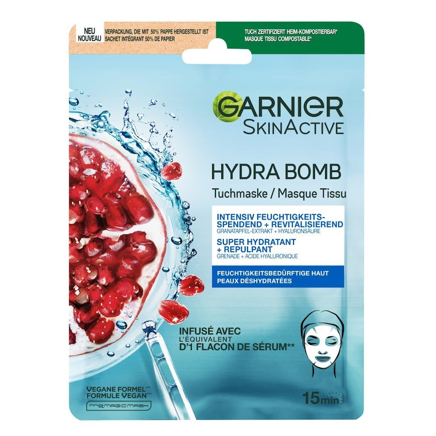 Garnier Skin Active Hydra Bomb Sheet Mask met Hyaluronzuur