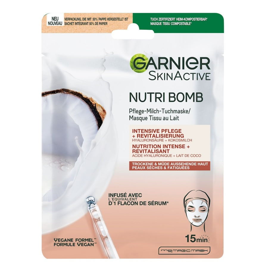 Garnier Skin Active Nutri Bomb Tissue Masker met Kokosnoot