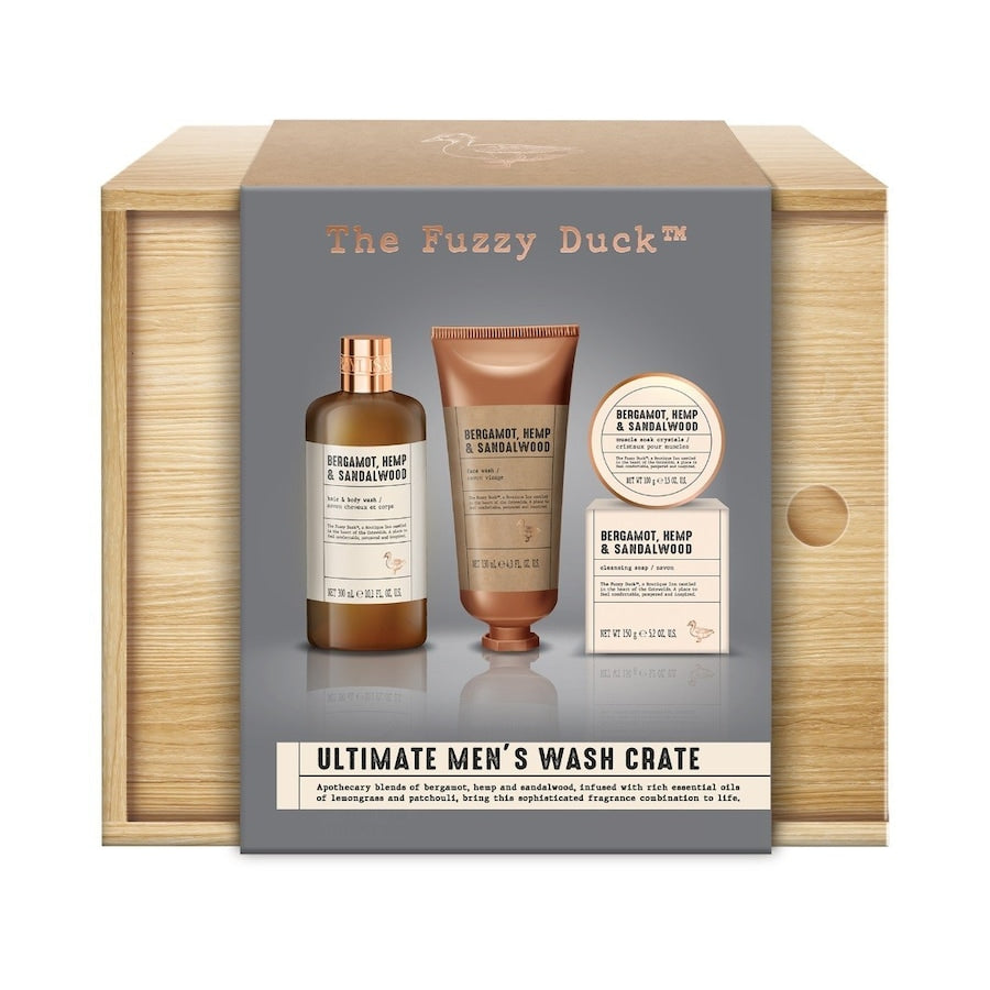 Baylis and Harding The Fuzzy Duck Bergamot, Hemp & Sandalwood Men's Ultimate Wash Crate