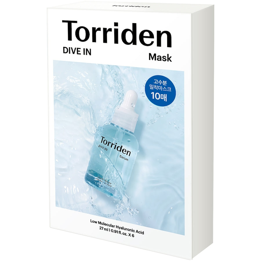 Torriden Torriden DIVE-IN Low Molecular Hyaluronic Acid Mask Pack 10pc