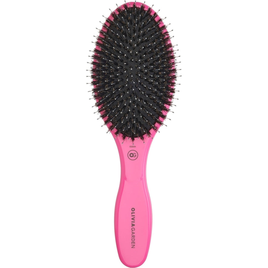 Expert Care Oval Boar & Nylon Bristles Pink