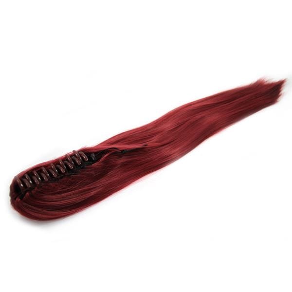 Fashiongirl Pference hair extensions m/ spong #33 rood - glad