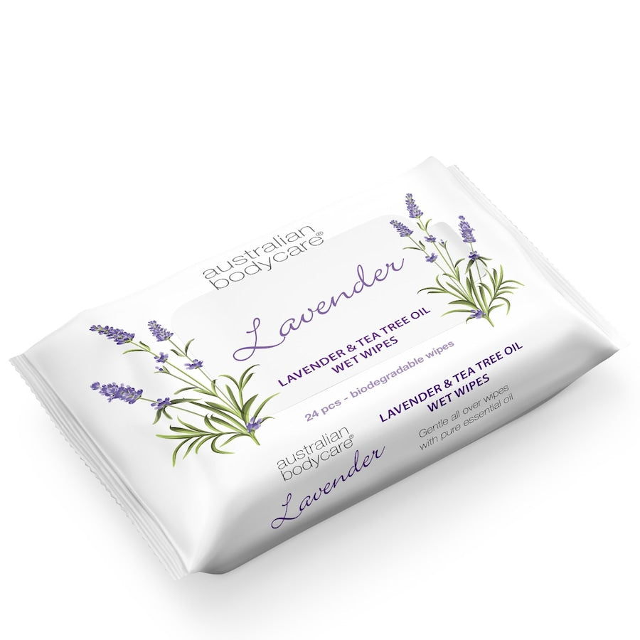 Australian Bodycare Lavender Wet Wipes 24pcs