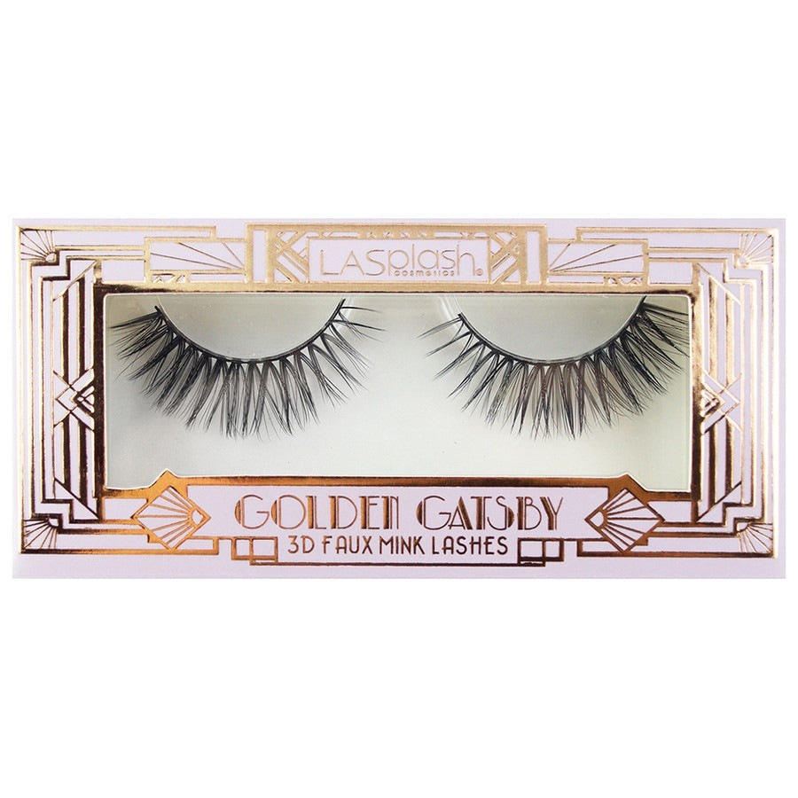 LaSplash Golden Gatsby 3D Faux Mink