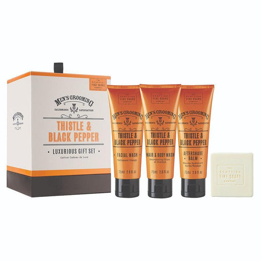 Scottish Fine Soaps Men's Grooming Thistle & Black Pepper Luxurious