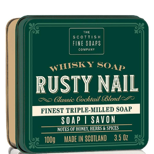 Scottish Fine Soaps Soap In A Tin Whisky Soap Rusty Nail