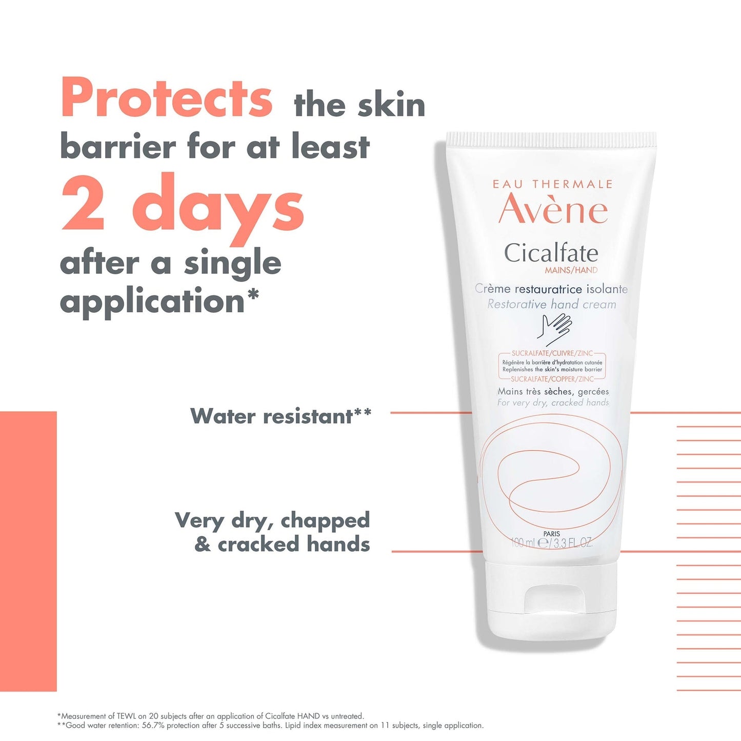 Avène Cicalfate Restorative Hand Cream for Very Dry Cracked Hands 100ml