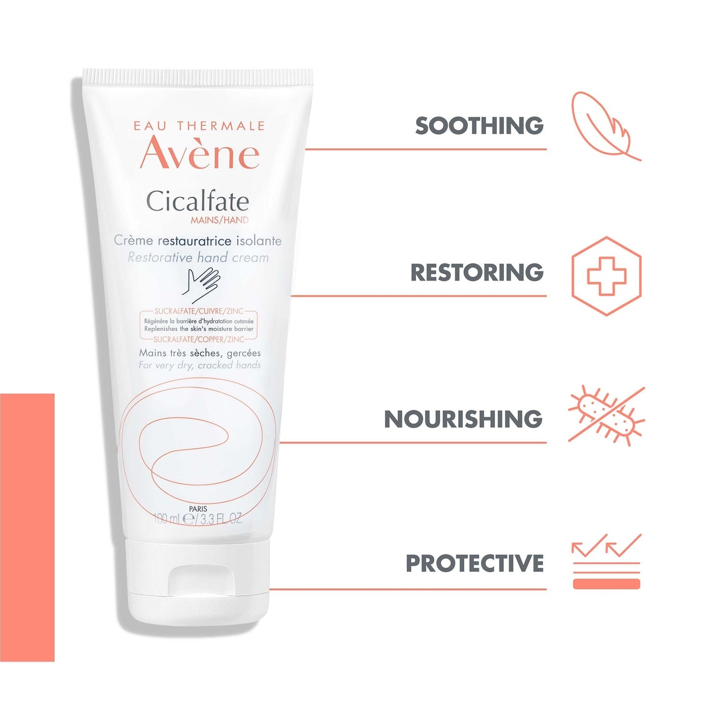 Avène Cicalfate Restorative Hand Cream for Very Dry Cracked Hands 100ml