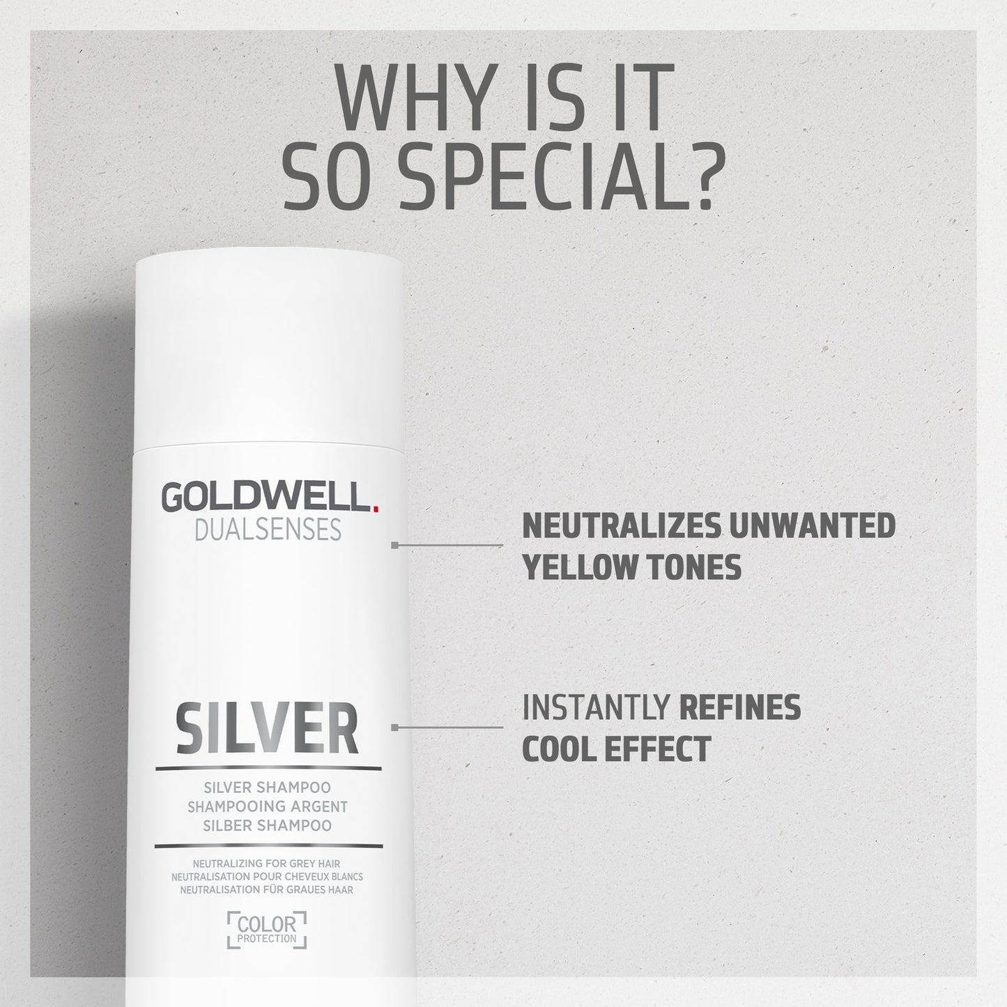 Goldwell Dualsenses Silver Shampoo For Grey & Cool Blonde Hair 250ml