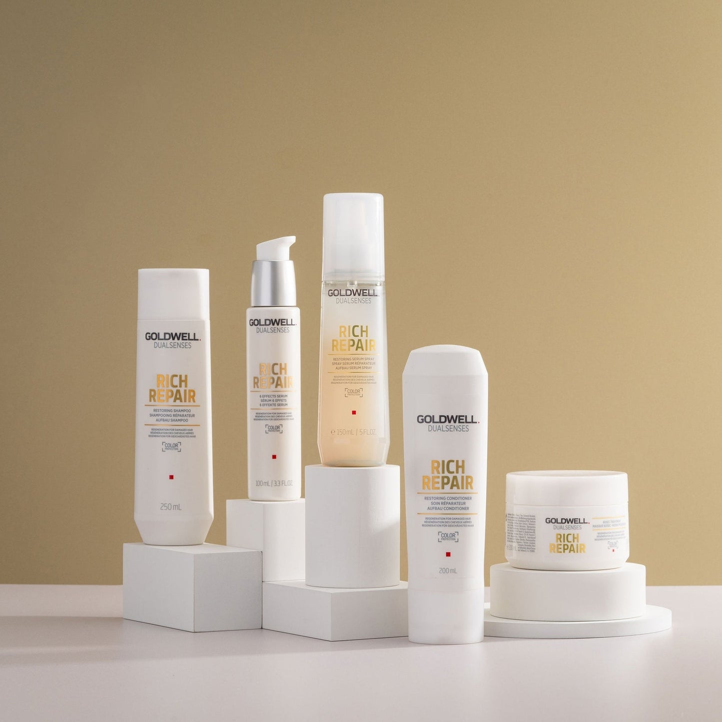 Goldwell Dualsenses Rich Repair Restoring 60Sec Treatment Mask 200ml For Dry To Severely Damaged Hair