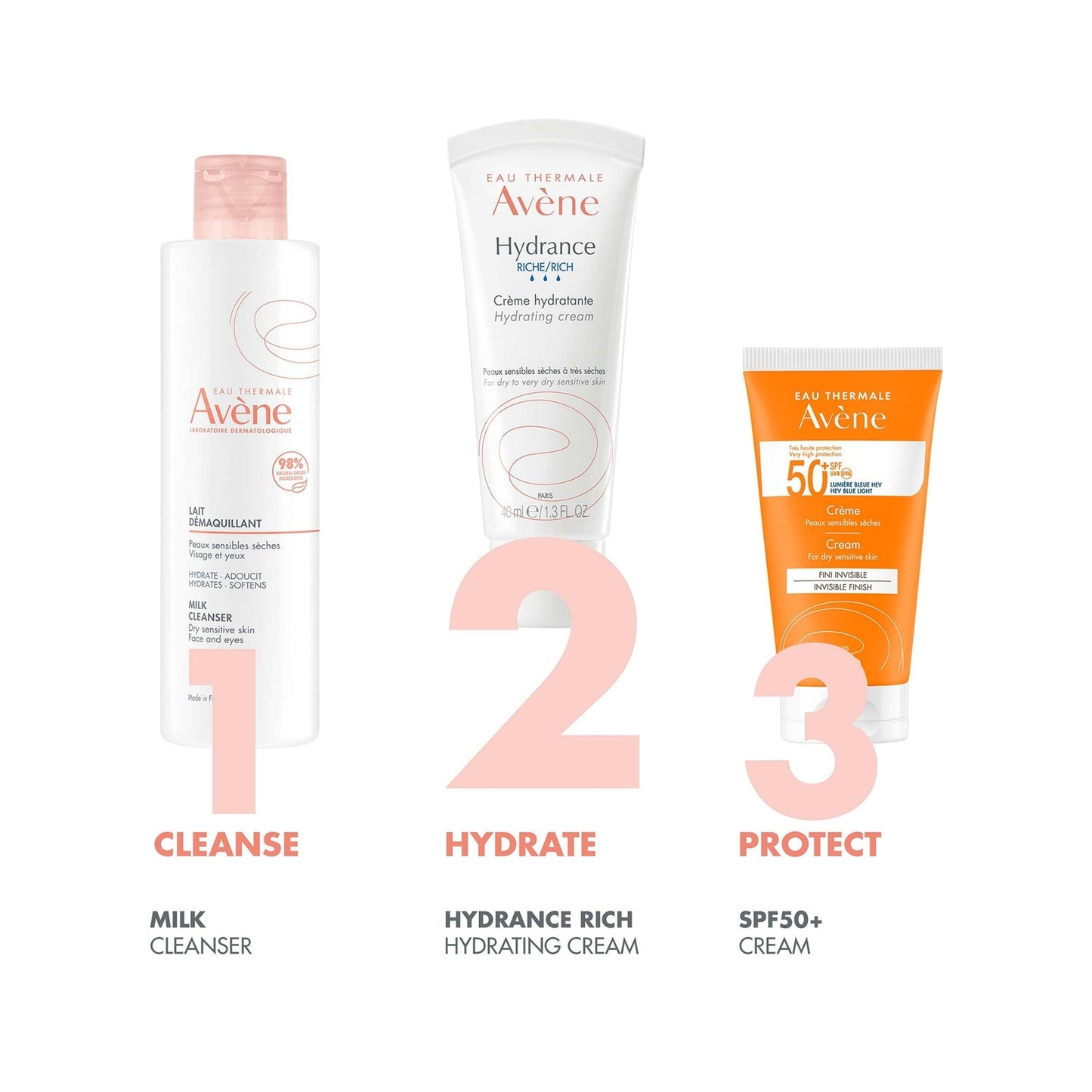 Avène Hydrance Rich Hydrating Cream Moisturiser for Dehydrated Skin 40ml