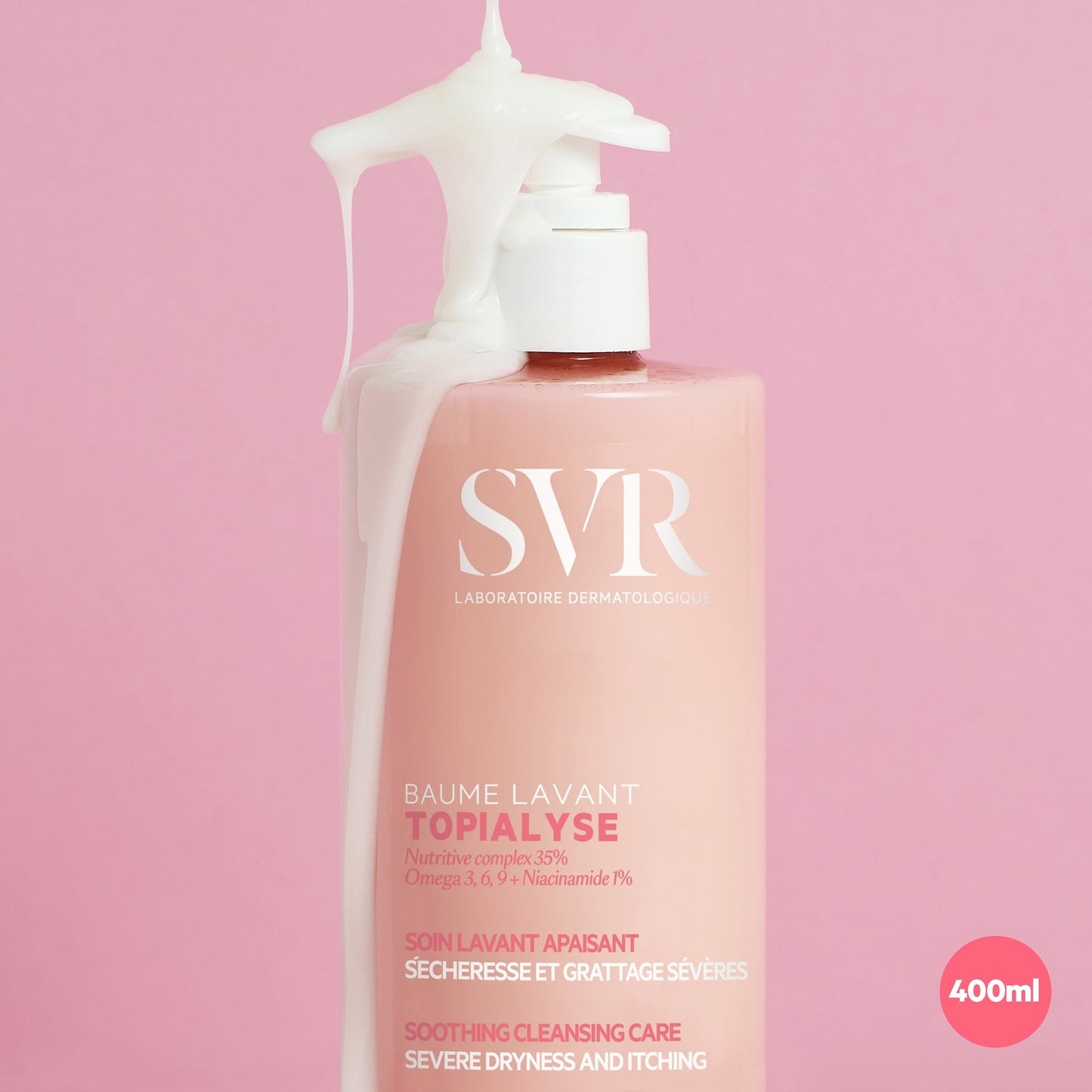 SVR Topialyse All-Over Ultra-Rich, Gentle Wash-Off Cleanser-  400ml