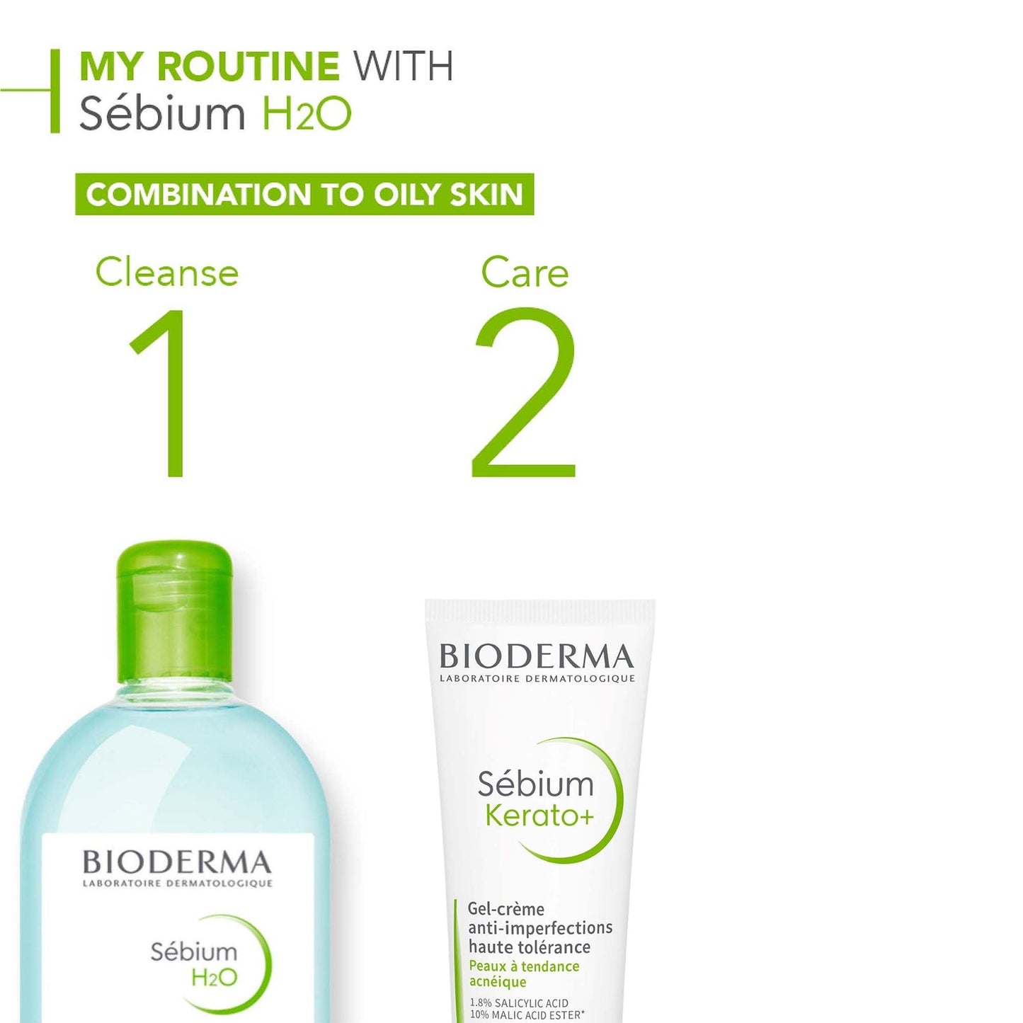 Bioderma Sébium Cleansing Micellar Water for Blemish-Prone Skin 500ml