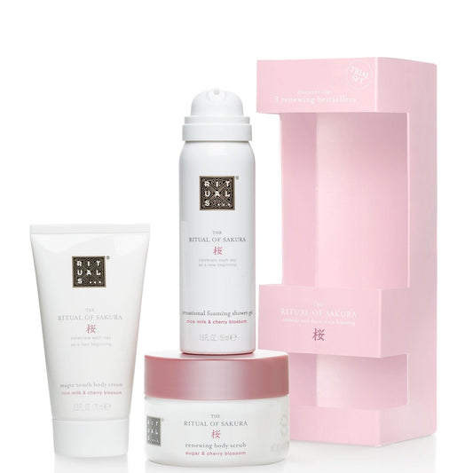 Rituals The Ritual of Sakura Floral Cherry Blossom & Rice Milk Mini Bath and Body Set