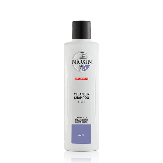 NIOXIN 3-Delig System 5 Reinigingsshampoo voor Chemisch Behandeld Licht Dunner Wordend Haar 300 ml