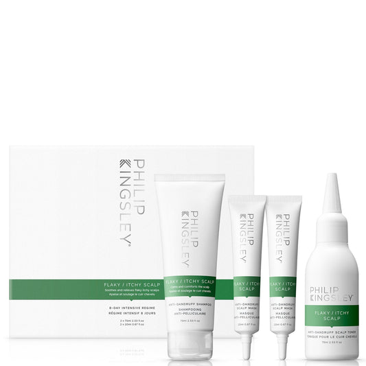 Philip Kingsley Flaky/Itchy Scalp 8-Day Kit (Worth £46.50)