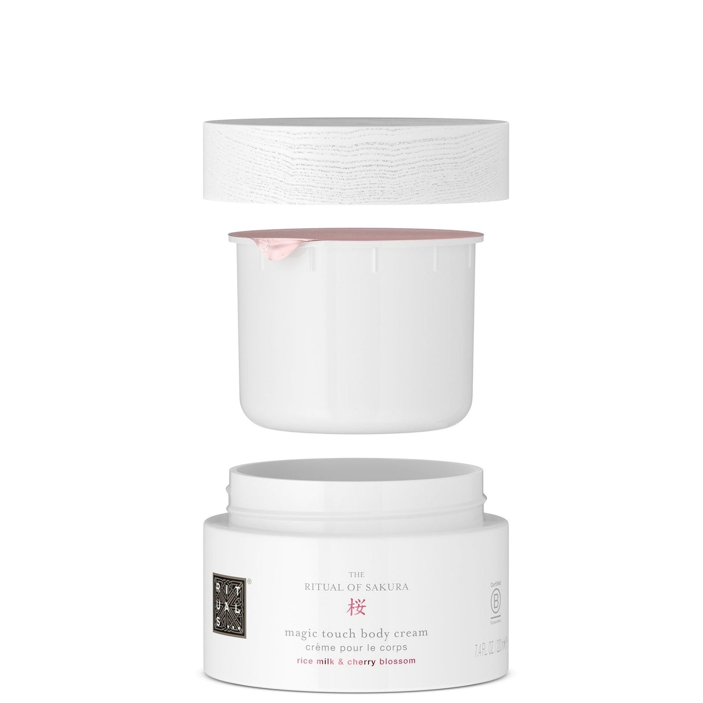 Rituals The Ritual of Sakura Floral Cherry Blossom & Rice Milk Moisturising Body Cream Refill 220ml