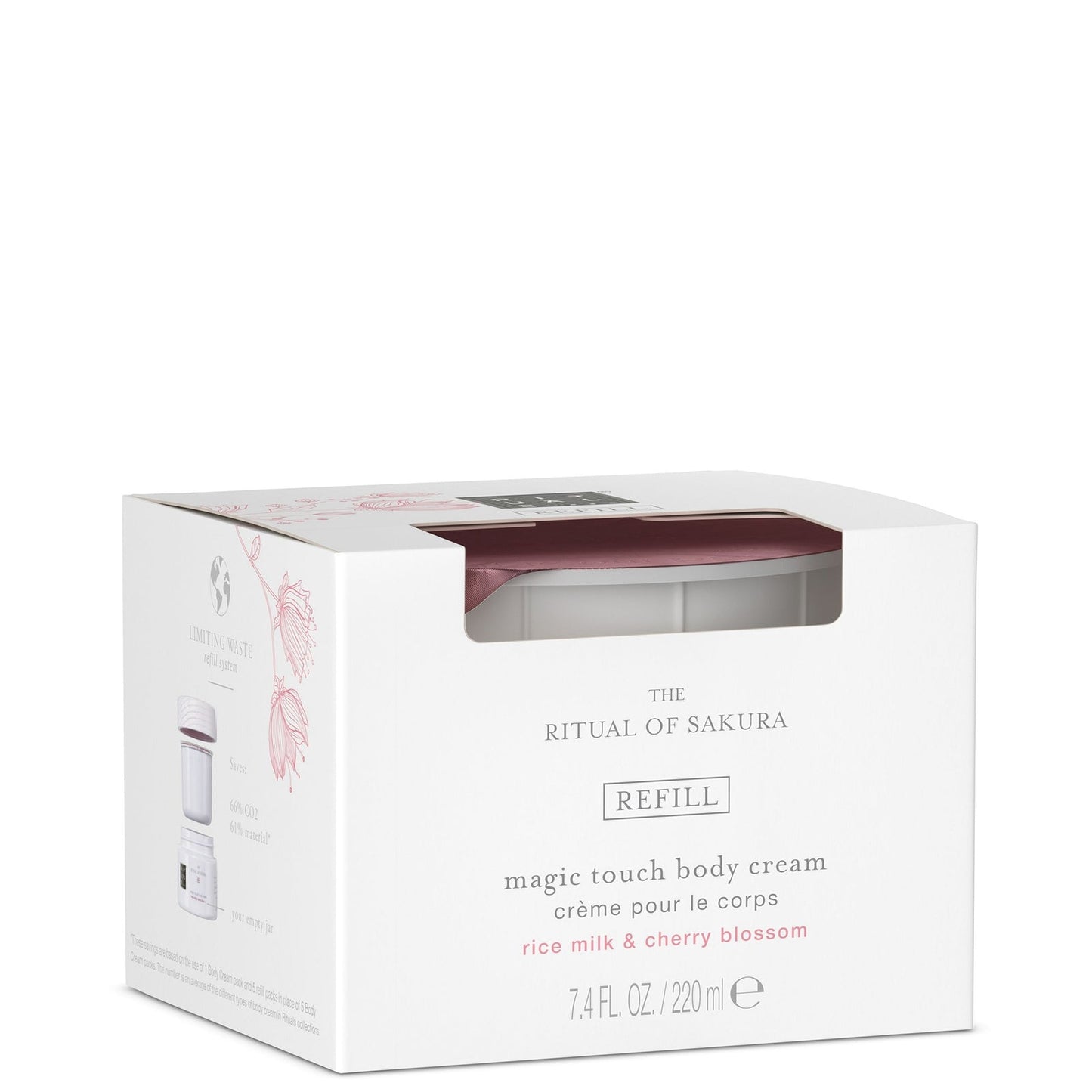 Rituals The Ritual of Sakura Floral Cherry Blossom & Rice Milk Moisturising Body Cream Refill 220ml