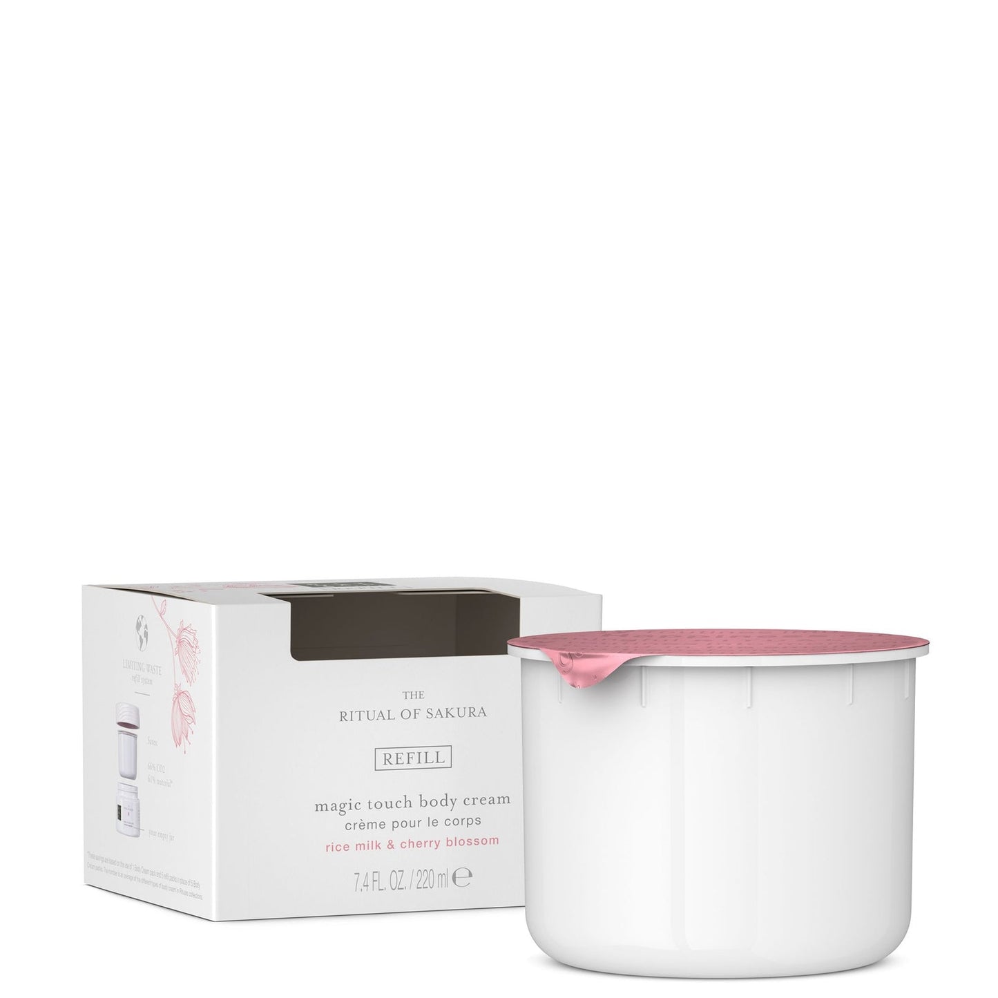 Rituals The Ritual of Sakura Floral Cherry Blossom & Rice Milk Moisturising Body Cream Refill 220ml