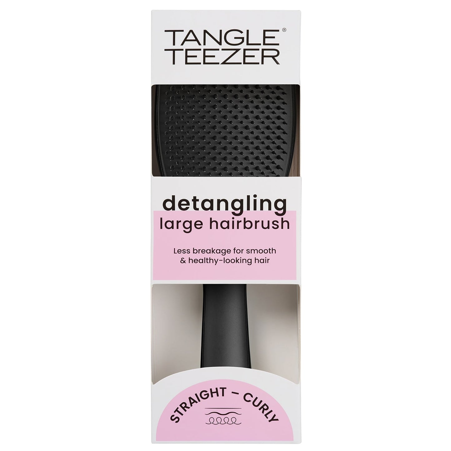 Tangle Teezer Wet Detangler Large Black Gloss