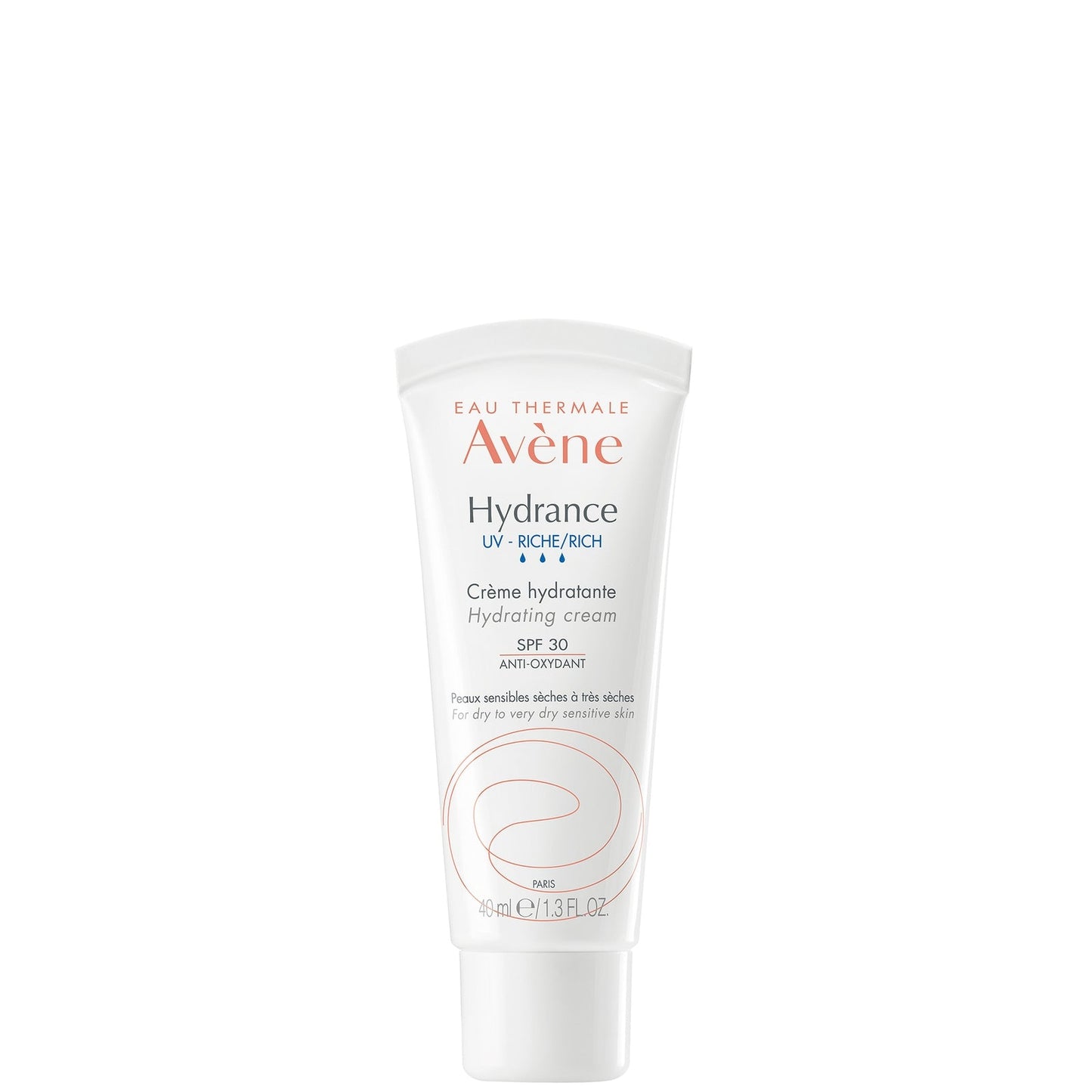 Avène Hydrance Rich-UV Hydrating Cream SPF30 Moisturiser for Dehydrated Skin 40ml