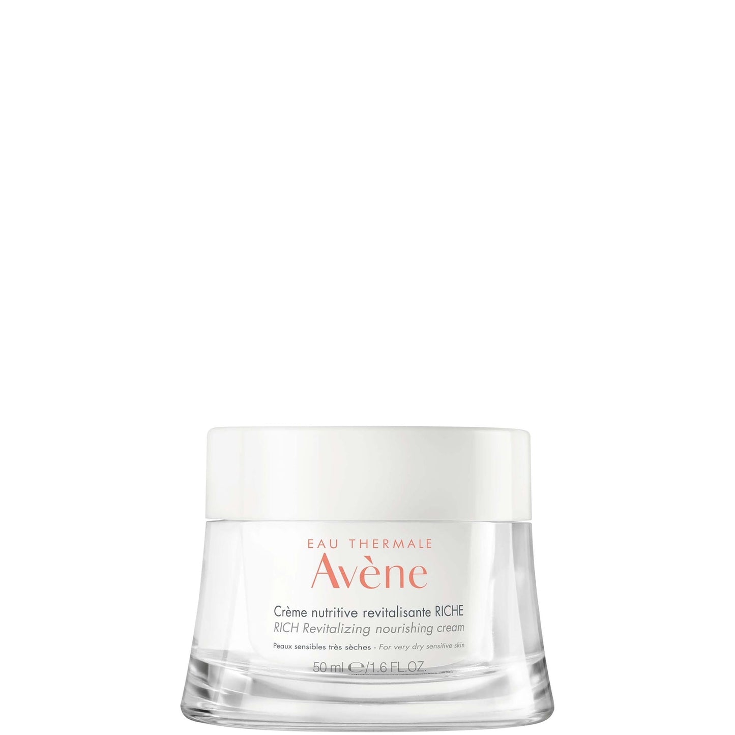 Avène Les Essentiels Rich Revitalizing Nourishing Cream Moisturiser for Dry, Sensitive Skin 50ml