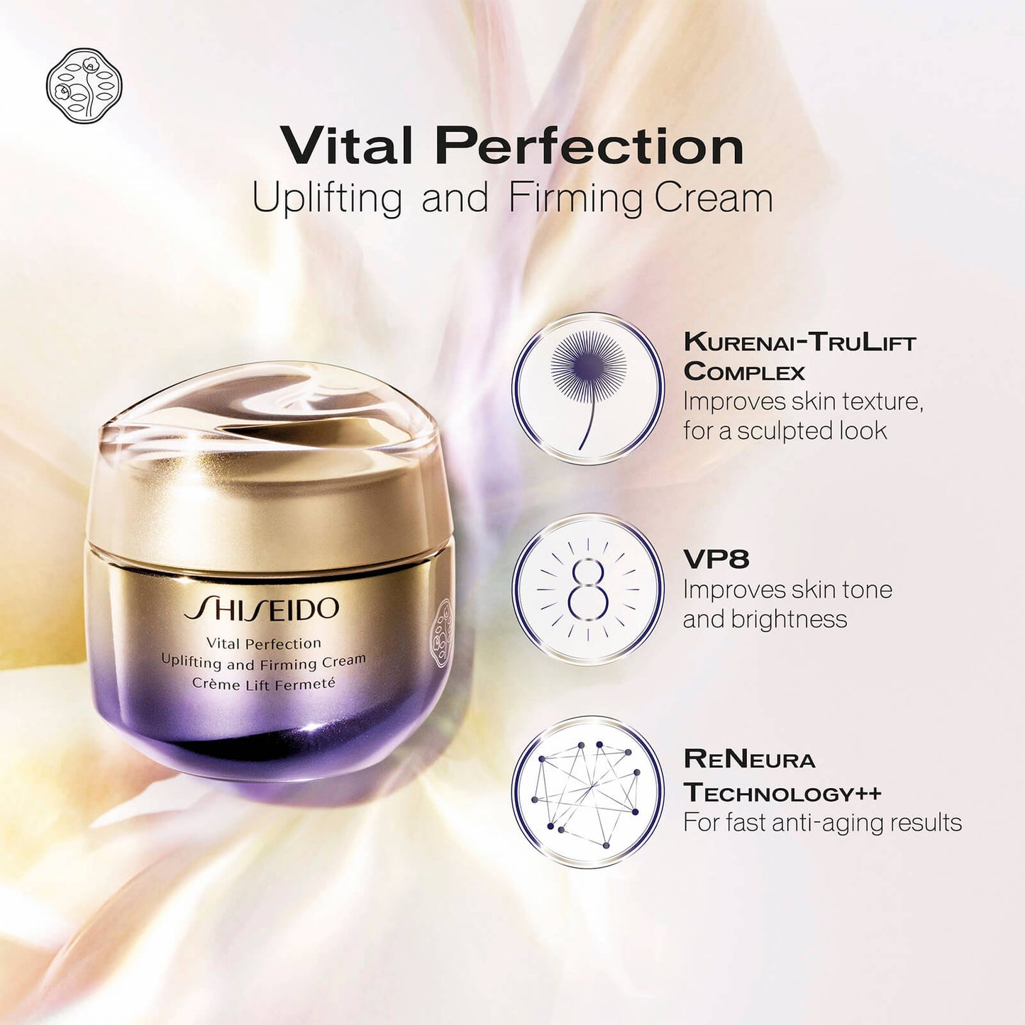 Shiseido Vital Perfection Uplifting and Firming Enriched Cream 75ml