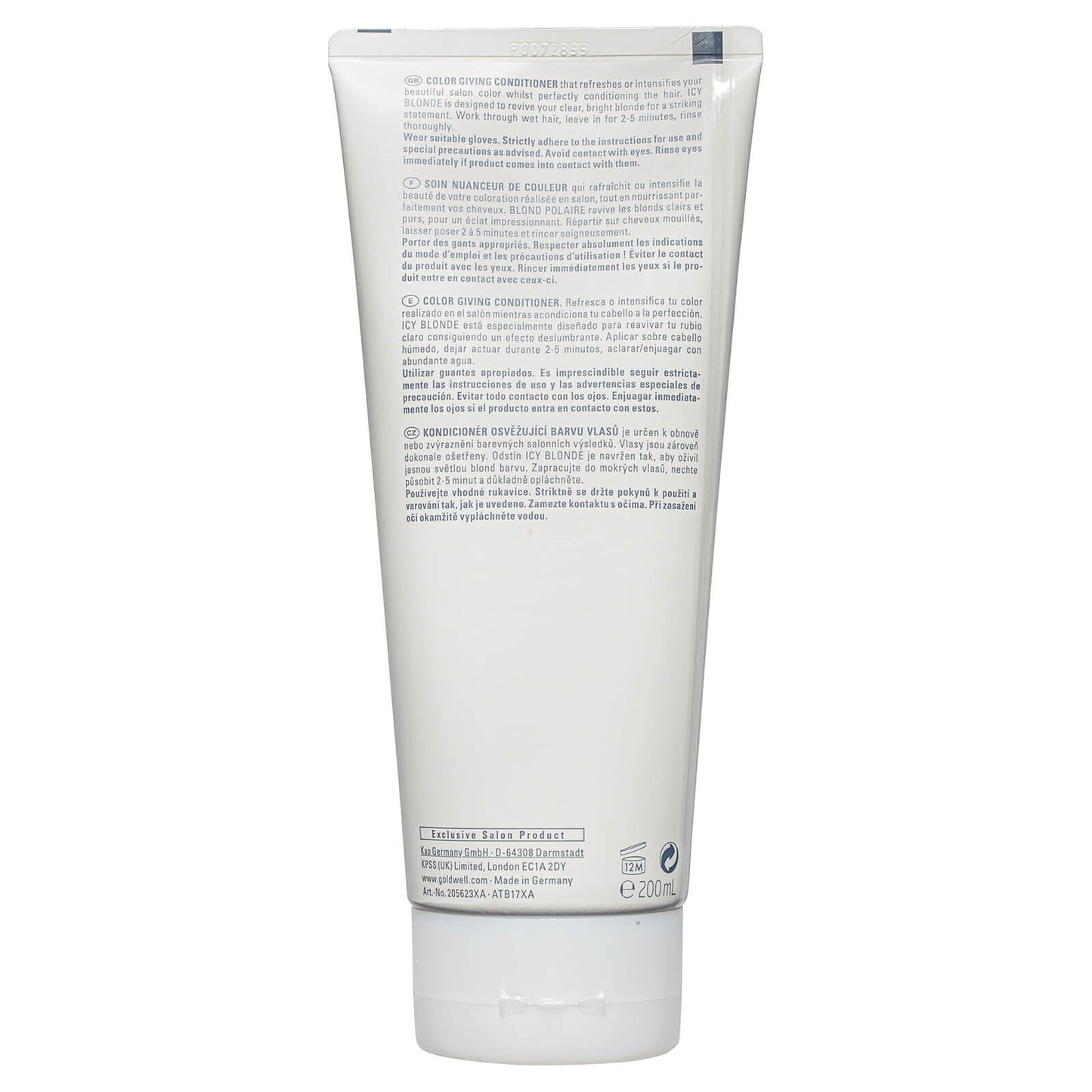 Goldwell Dualsenses Color Revive Color Giving Conditioner To Refresh And Intensify Hair Colour, Icy Blonde 200ml