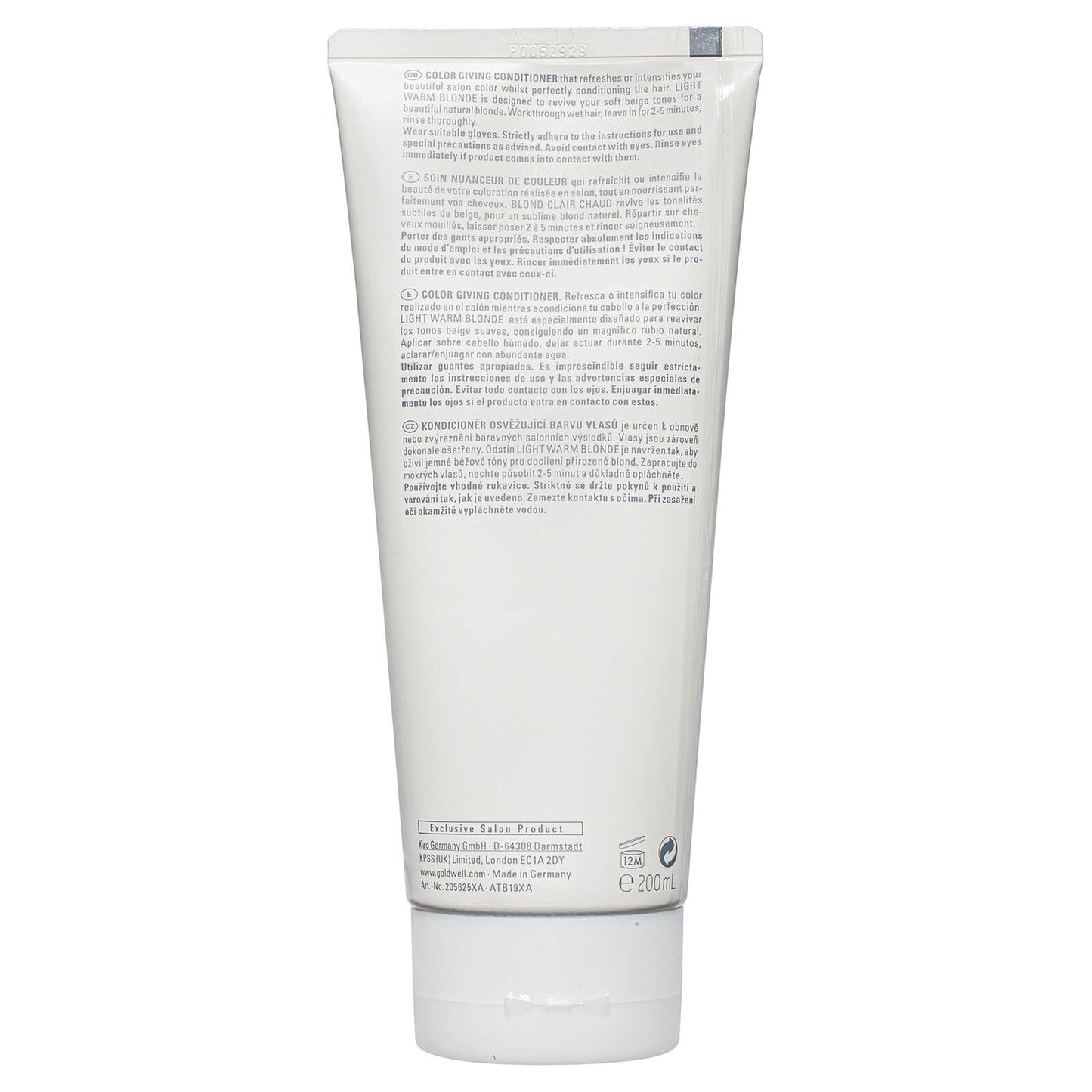 Goldwell Dualsenses Color Revive Color Giving Conditioner To Refresh And Intensify Hair Colour, Light Warm Blonde 200ml