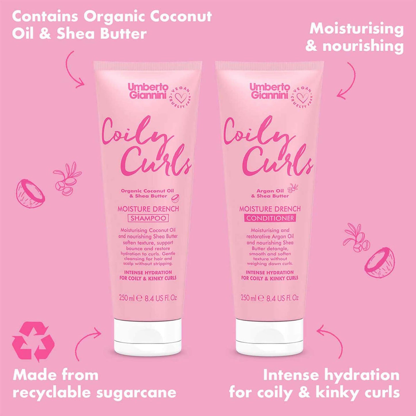 Umberto Giannini Coily Curls Moisture Conditioner