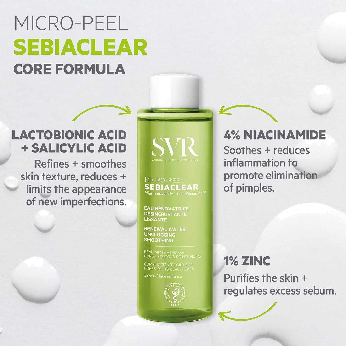 SVR Sebiaclear Micro-Peel 150ml