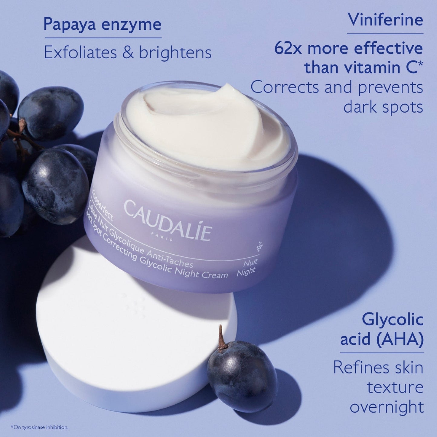 Caudalie Vinoperfect Dark Spot Correcting Glycolic Night Cream 50ml