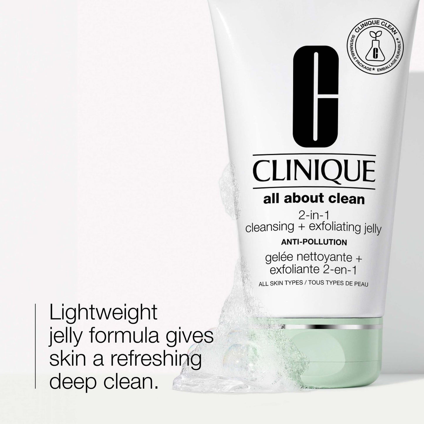 Clinique All about Clean All About Clean™ 2-in-1 Cleansing + Exfoliating Jelly