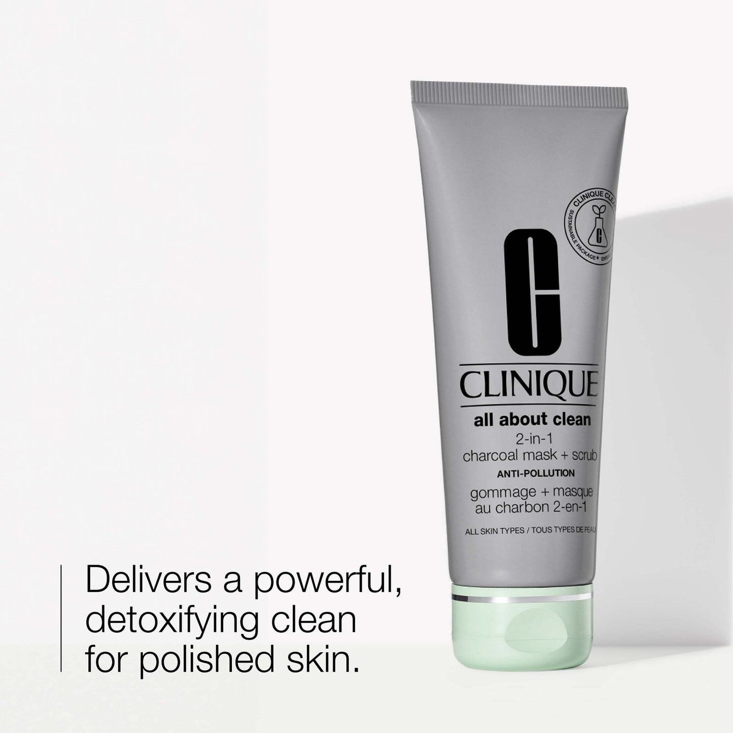 Clinique All about Clean All About Clean™ 2-in-1 Charcoal Mask + Scrub